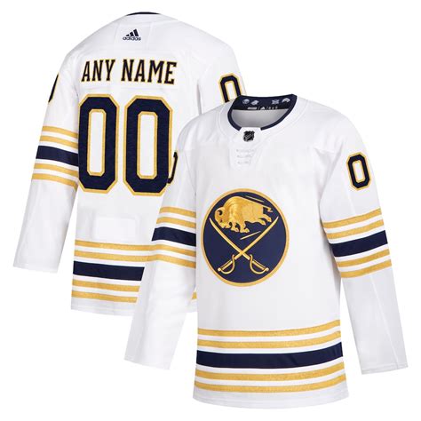 Men's Buffalo Sabres adidas White 2019/20 Alternate - Authentic Pro Custom Jersey