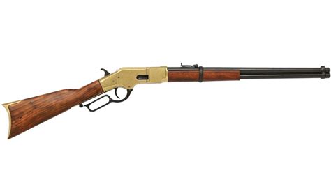 Code: G1140L Replica Winchester Rifle with Solid Brass Trim (1866)