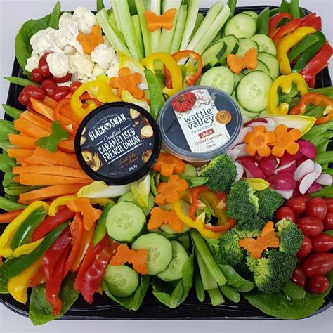 RAW VEGETABLE & DIP PLATTER | Forrest Road Fresh Armadale