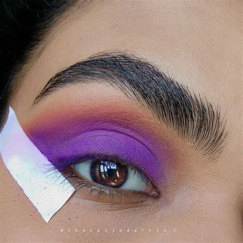 Purple & Gold Spotlight Smokey Eyes Tutorial - The Veiled Artist