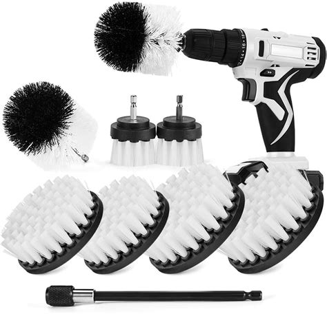 Amazon.com: botzi 5 Pack Drill Brush Attachments Set, Power Scrubber Brush Cleaning Kit, All ...