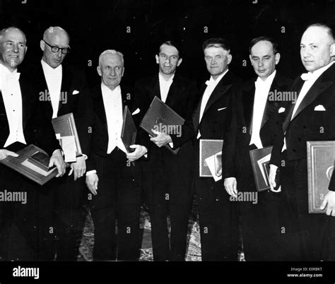 Six of the 1958 Nobel Prize Laureates Stock Photo - Alamy