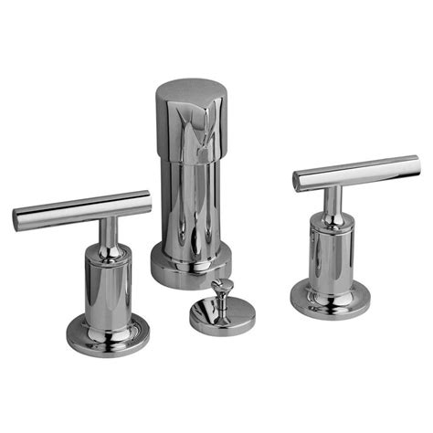 Shop KOHLER Purist Polished Chrome Vertical Spray Bidet Faucet at Lowes.com