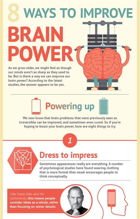 Eight Ways To Improve Brain Power (Infographic)