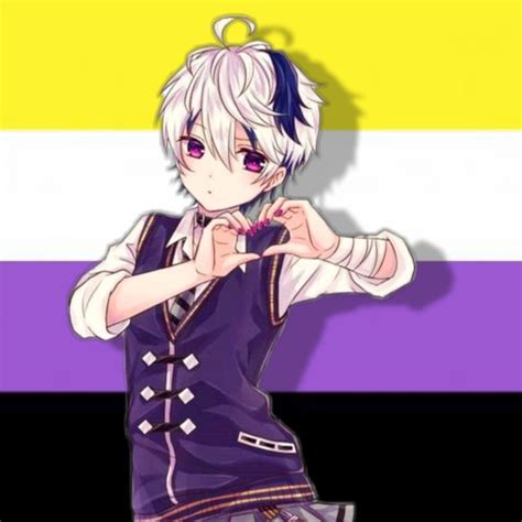 Flower Non-Binary Pride Profile Picture | Anime, Vocaloid, Cute icons