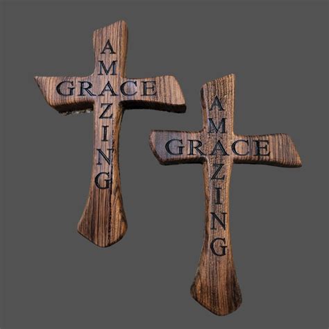 Amazing Grace Cross - Etsy