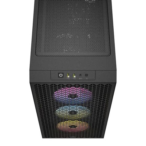 Corsair 3000D RGB Airflow Tempered Glass Mid-Tower ATX PC Case (Black)