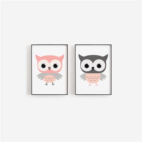 Girl Nursery Decor Baby Girl Nursery Owl Nursery Decor Owl - Etsy