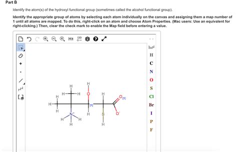 Solved Identify the atom(s) of the hydroxyl functional group | Chegg.com