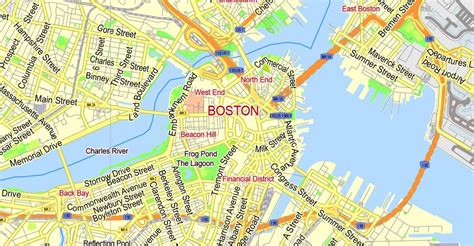 Printable Street Map Of Boston Ma – Printable Map of The United States