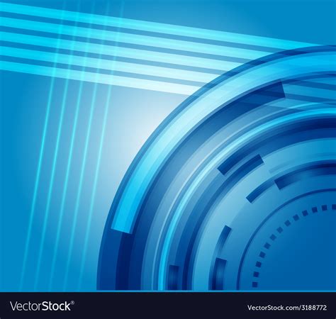 Abstract blue hi tech background Royalty Free Vector Image