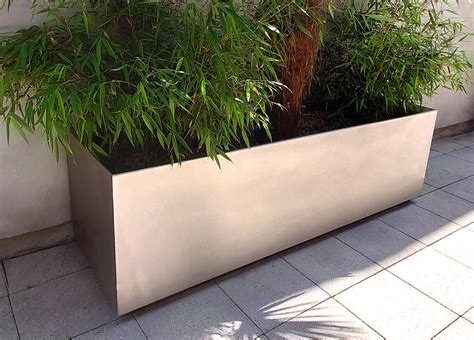 Stainless Steel Planter Trough | Commercial Grade, Made in UK