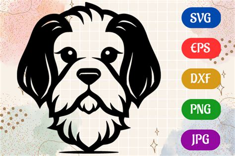 Dog | Black and White Logo Vector Art Graphic by Creative Oasis ...