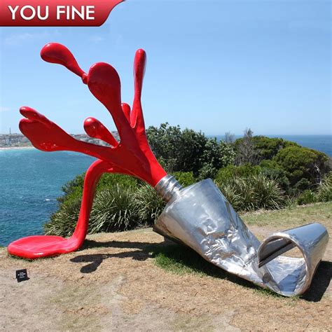 Famous Metal Art Statue Garden Stainless Steel Abstract Sculpture For ...