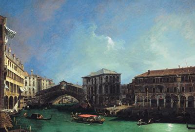 "The Rialto, from the North" Canaletto - Artwork on USEUM