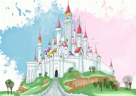 Disney Sleeping Beauty King Stefan's Castle Disney Art Illustration ...