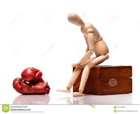 Wooden boxing mannequin stock photo. Image of victory - 101740052