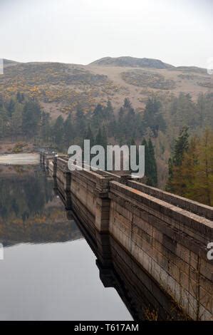 Haweswater Reservoir Dam Wall in the Lake District National Park ...