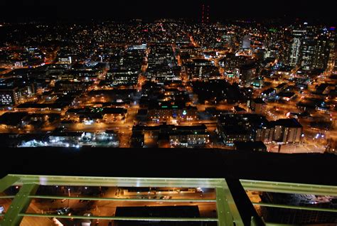 The View From The Space Needle in Seattle at Night | Seattle Bloggers