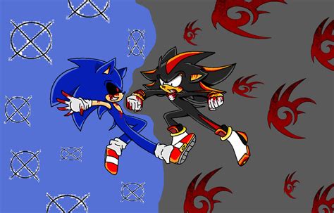 Shadow vs Sonic.exe by Silonadow on DeviantArt