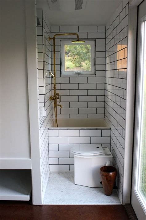 Minim Tiny House on Wheels Built by Brevard Tiny House | Tiny house bathroom, Tiny house, Tiny ...