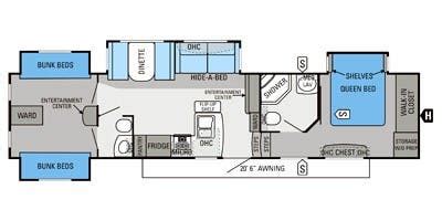 2013 Jayco Eagle Premier 365BHS Fifth Wheel Specs