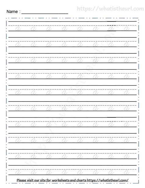 A To Z Handwriting Worksheets