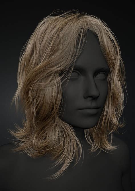 ArtStation - Unreal Hair, Johan Lithvall | Hair, Long hair styles, Hairdo