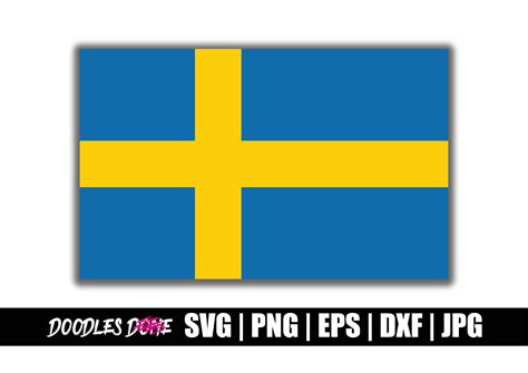 Sweden Flag SVG Graphic by Doodlesdone · Creative Fabrica