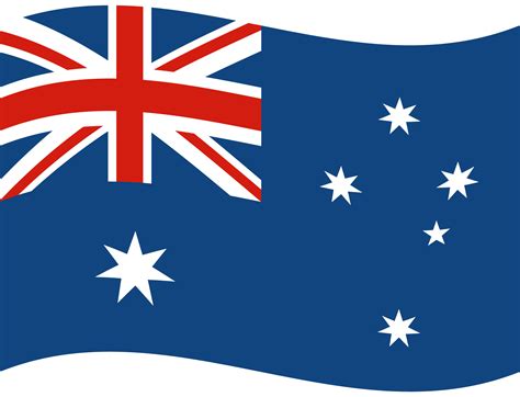 Flag of Australia. Australian flag. Australia flag wave 27223437 PNG