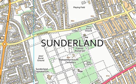 Sunderland Street Map | I Love Maps