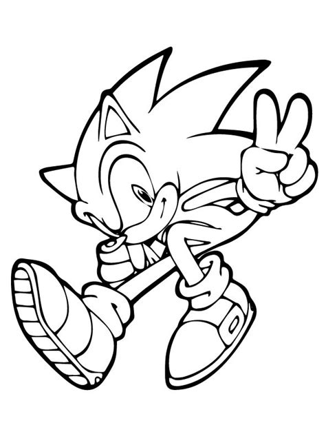 Kids-n-fun.com | Coloring page Sonic Sonic the Hedgehog 6