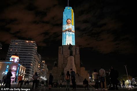 Lionel Messi's home city of Rosario unveil 70-metre projection of ...