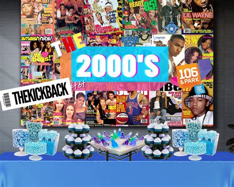 2000 s party decorations y2k backdrop 2000 s hip hop 2000s 90s baby custom backdrop step and ...