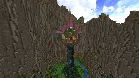 Rapunzel's Tower from Tangled Minecraft Map