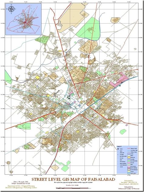 Street Level GIS Map of Faisalabad | Pakistan GIS