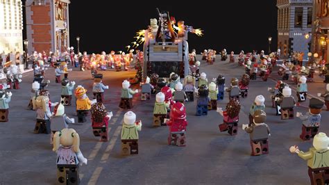 3D Zombie Apocalypse Lego Scene - TurboSquid 2135976