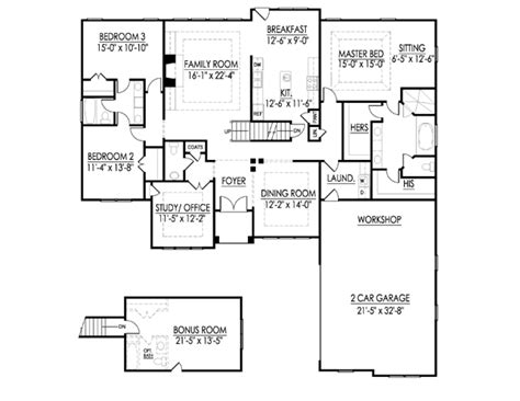 Leland B House Plan - DE017B - Design Evolutions Inc., GA