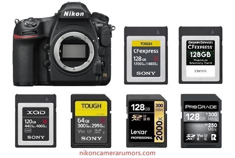 Best Memory Cards for Nikon D850