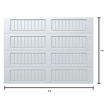 Wayne Dalton Classic Steel Model 8300 9-ft x 7-ft Insulated White Single Garage Door in the ...