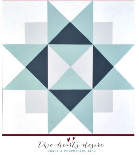 13 Free printable barn quilt patterns, Anyone can make! - Patchwork Posse