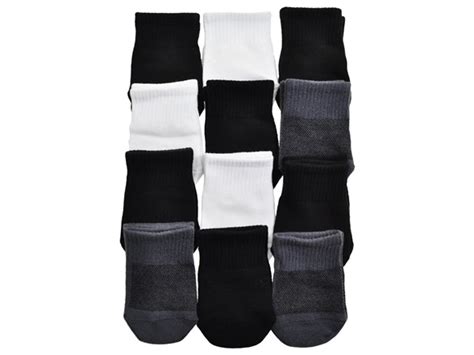 Unisex Cotton Half Socks 12-Pairs