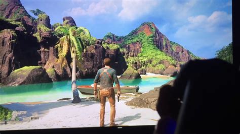 Samsung KS8000 input lag with uncharted 4 HDR - YouTube