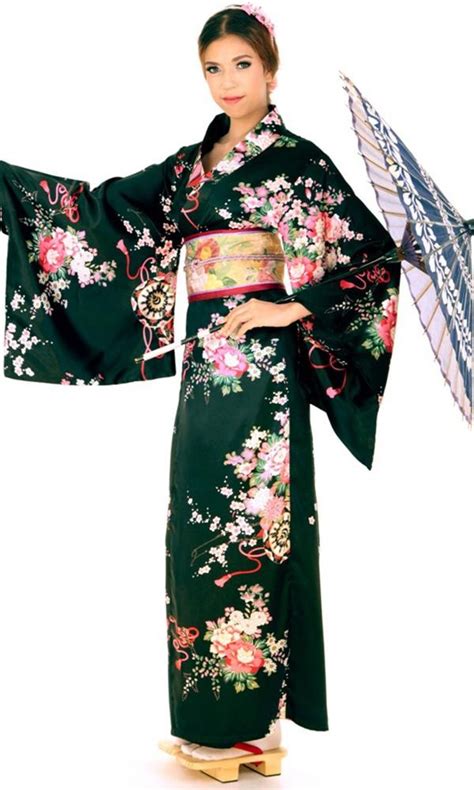 Elegant Japanese Kimono - Kimonos & Yukatas - aFashion