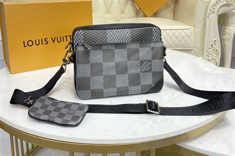 Louis Vuitton N50027 LV Trio Messenger bag in Gray Damier Canvas – Unrb ...