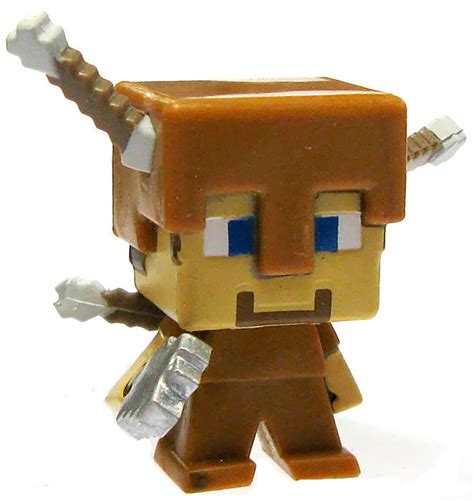 Minecraft Obsidian Series 4 Steve with Arrow Damage 1 Mini Figure Loose Mattel Toys - ToyWiz