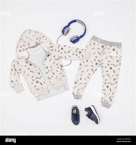 Fashion clothes; Baby clothes photo on a neutral background Stock Photo - Alamy