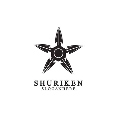 Black Ninja Shuriken Icon For Graphic Design And Logos Vector, Object, Single, Simple PNG and ...