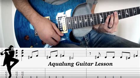 Aqualung Riff Guitar Lesson With Tab HD - YouTube