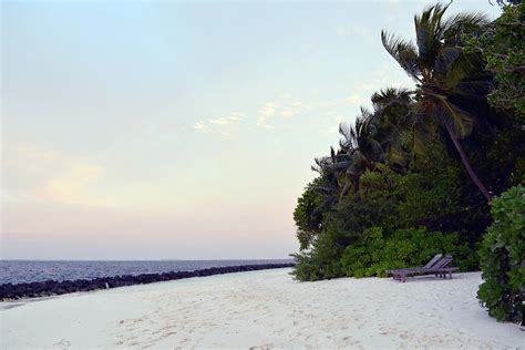 Island in the Maldive at sunset Photograph by Oana Unciuleanu - Fine Art America